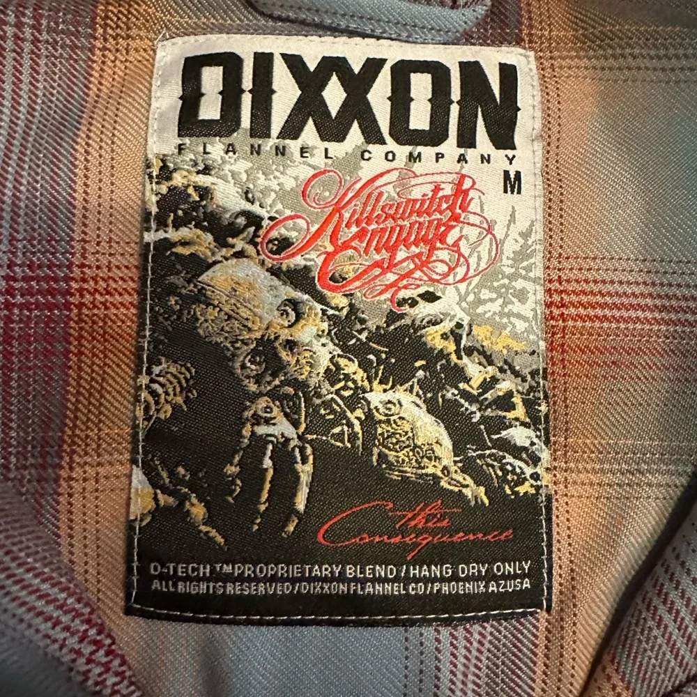 Dixxon Killswitch Engage Album Flannel size M - Picture 2 of 2